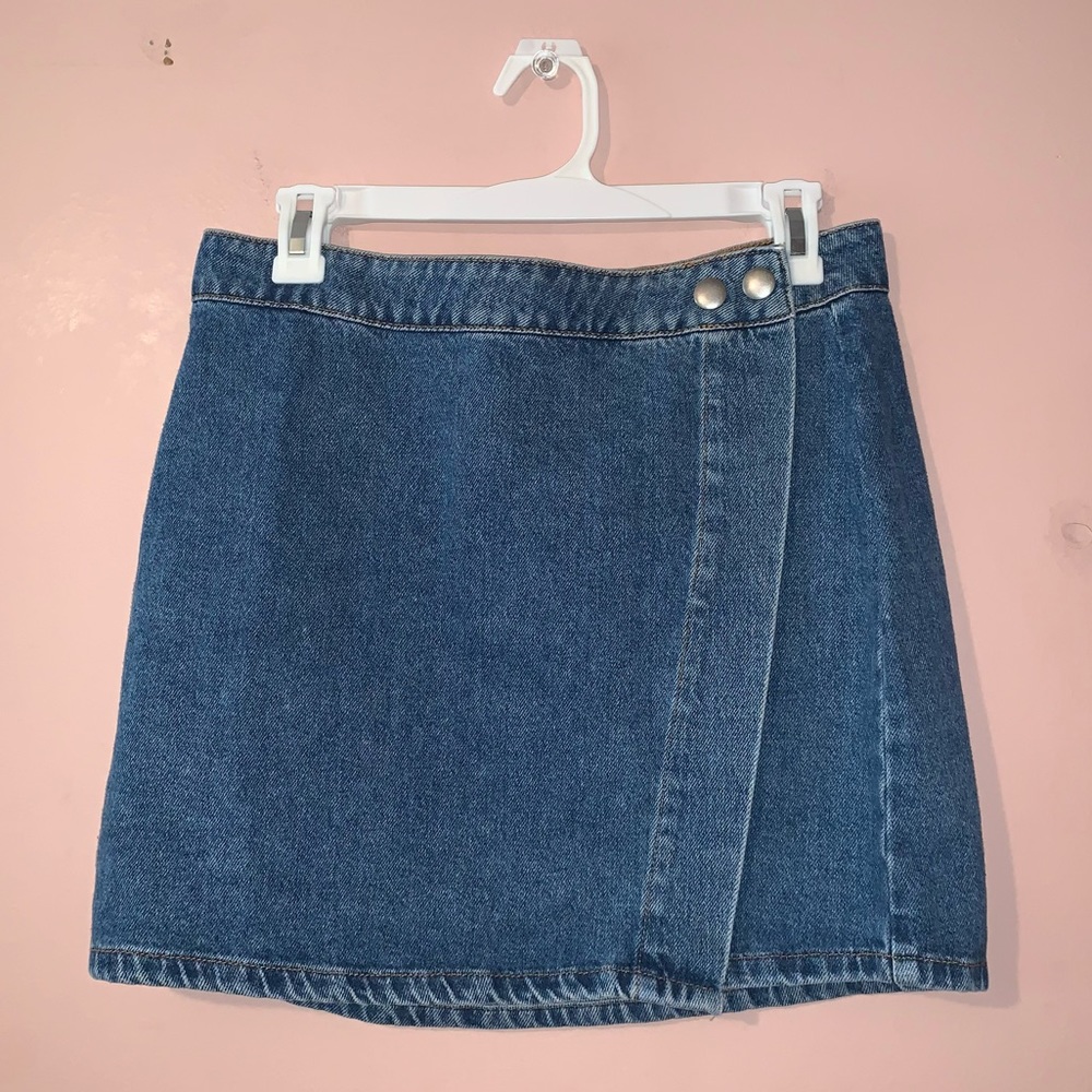 ASOS Blue Denim Mini Skirt